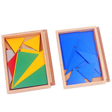 Load image into Gallery viewer, Constructive Triangles - Montessori Sensorial - Wood N Toys
