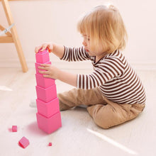 Load image into Gallery viewer, The pink tower - Montessori Sensorial - Wood N Toys