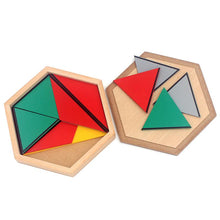 Load image into Gallery viewer, Constructive Triangles - Montessori Sensorial - Wood N Toys