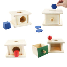 Load image into Gallery viewer, Permanence box with drawer - Toddler Montessori - Wood N Toys