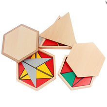 Load image into Gallery viewer, Constructive Triangles - Montessori Sensorial - Wood N Toys