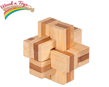 Load image into Gallery viewer, 3D Wooden brain set puzzle - Wood N Toys