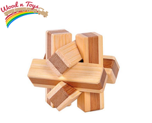 Load image into Gallery viewer, 3D Wooden brain set puzzle - Wood N Toys