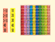 Load image into Gallery viewer, Multiplication table - Educational toy - Wood N Toys