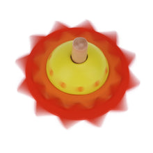 Load image into Gallery viewer, Wooden flower spinning tops - Wood N Toys