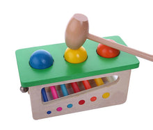 Load image into Gallery viewer, Wooden hammer and ball game - Toddler - Wood N Toys