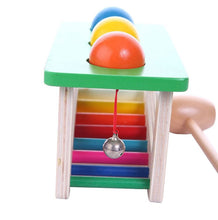 Load image into Gallery viewer, Wooden hammer and ball game - Toddler - Wood N Toys