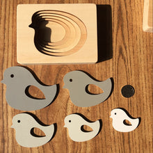Load image into Gallery viewer, Wooden embedded puzzle - Toddler Educational - Wood N Toys