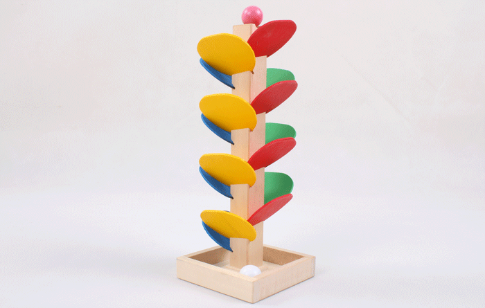 Wooden tree marble hot sale run