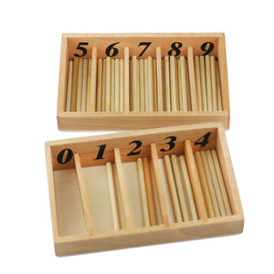 Spindle box - Montessori Mathematics - Wood N Toys
