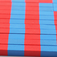 Load image into Gallery viewer, Wooden number rods - Montessori mathematics - Wood N Toys