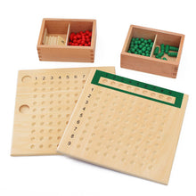 Load image into Gallery viewer, Unit board of division &amp; multiplication - Montessori mathematics - Wood N Toys