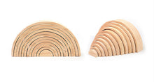 Load image into Gallery viewer, Natural wooden rainbow - Educational material - Wood N Toys