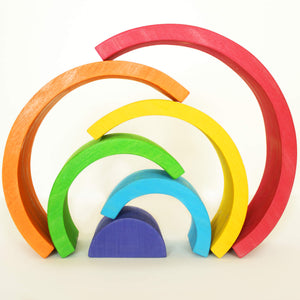 Rainbow Stacker for toddler - Educational Toys - Wood N Toys