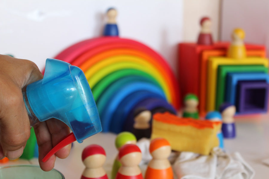 How to clean wooden toys