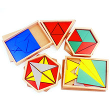 Load image into Gallery viewer, Constructive Triangles - Montessori Sensorial - Wood N Toys