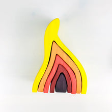 Load image into Gallery viewer, Fire - Rainbow wooden toys - Wood N Toys