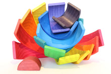 Load image into Gallery viewer, Wooden rainbow stacker - Educational toys - Wood N Toys