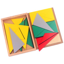Load image into Gallery viewer, Constructive Triangles - Montessori Sensorial - Wood N Toys