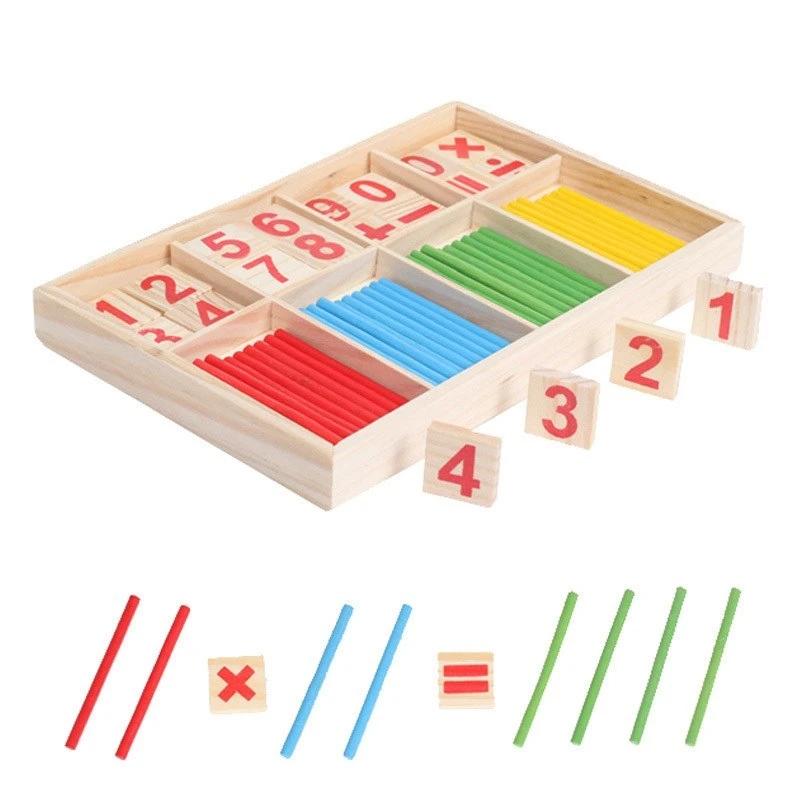 The math box | Wood N Toys | Educational wooden material