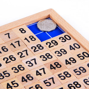 Wooden numbers table - Educational material - Wood N Toys