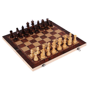 Wooden Strategy board games - set 3 in 1 - Wood N Toys