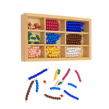 Load image into Gallery viewer, Multiplication beads box - Montessori material - Wood N Toys