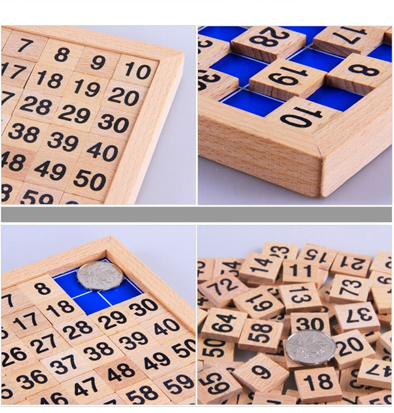 Wooden numbers table, Wood N Toys
