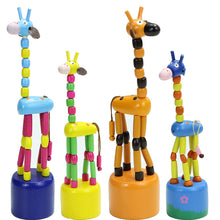 Load image into Gallery viewer, Wooden mobile giraffe - Toddler - Wood N Toys