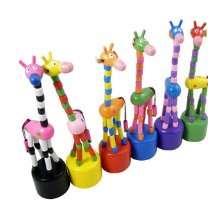 Wooden mobile giraffe - Toddler - Wood N Toys
