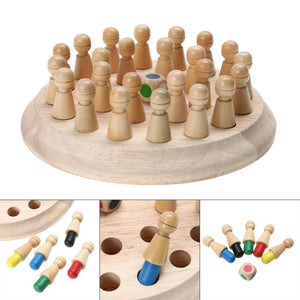 Wooden Color Memory - Board Game - Wood N Toys