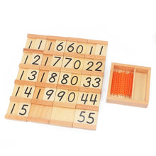 Load image into Gallery viewer, Seguin board &amp; beads bars - Montessori material - Wood N Toys