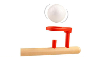 Wooden blowing ball game - Wood N Toys
