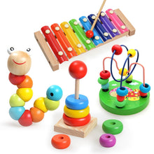 Load image into Gallery viewer, Baby wooden toys set - Wood N Toys
