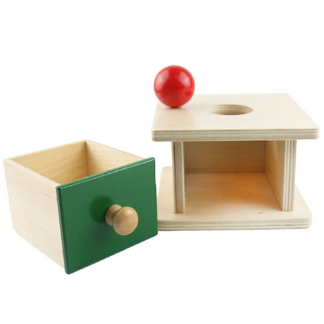 Permanence box with drawer - Toddler Montessori - Wood N Toys