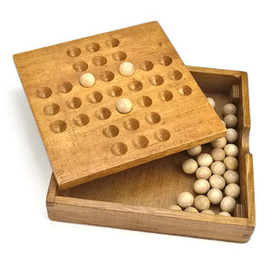 Solitaire with storage - board game - Wood N Toys