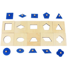 Load image into Gallery viewer, Single wooden shapes - Educational material - Wood N Toys