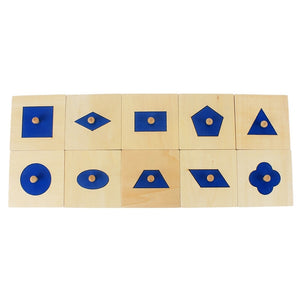 Single wooden shapes - Educational material - Wood N Toys