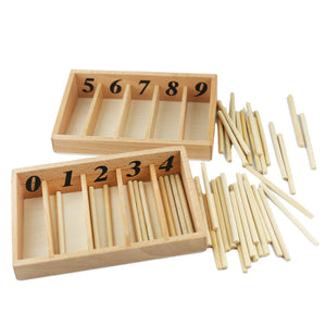 Spindle box - Montessori Mathematics - Wood N Toys