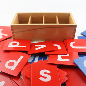 Sandpaper letters box - Montessori Language - Wood N Toys