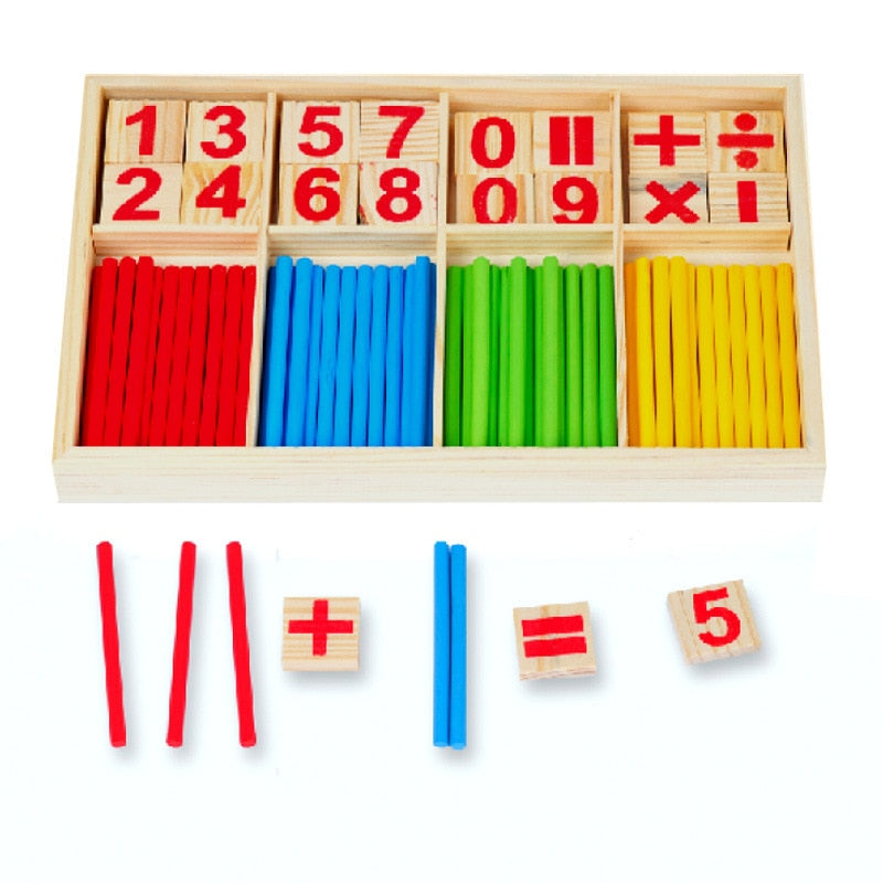 The math box | Wood N Toys | Educational wooden material