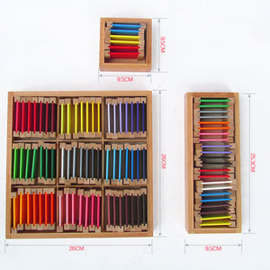 Colour wooden tablets - Sensorial Montessori - Wood N Toys
