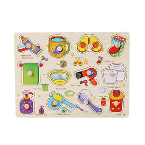 Inspirational wooden puzzles - Educational toy - Wood N Toys