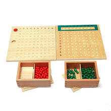 Load image into Gallery viewer, Unit board of division &amp; multiplication - Montessori mathematics - Wood N Toys