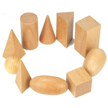 Load image into Gallery viewer, Geometrics wooden solids - Montessori material - Wood N Toys