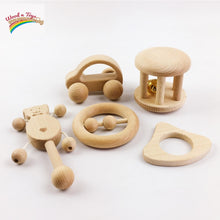 Load image into Gallery viewer, Wooden Baby set - Toddler toys - Wood N Toys