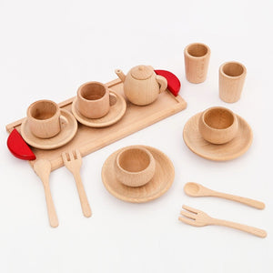 Wooden drinking toy set - Wood N Toys