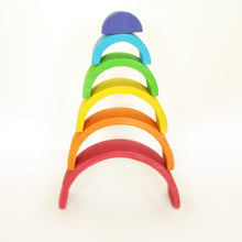 Load image into Gallery viewer, Rainbow Stacker for toddler - Educational Toys - Wood N Toys